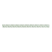 Soft Waterverf Shamrock Pattern Grosgrain Lint (Voorkant)