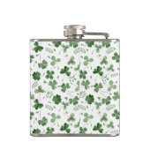 Soft Waterverf Shamrock Pattern Heupfles (Achterkant)