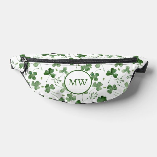 Soft Waterverf Shamrock Pattern Heuptasje (Liggend)