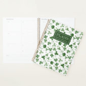 Soft Waterverf Shamrock Pattern Planner (Display)