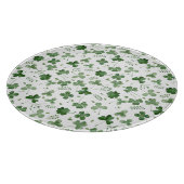 Soft Waterverf Shamrock Pattern Snijplank (Hoek)