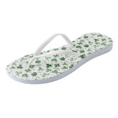 Soft Waterverf Shamrock Pattern Teenslippers (Schuin)