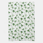 Soft Waterverf Shamrock Pattern Theedoek (Verticaal)