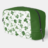 Soft Waterverf Shamrock Pattern Toilettasje (Rechterhoek)