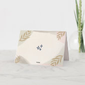 Soft Waterverf Stijlvolle Happy Birthday Custom Na Kaart (Achterkant)