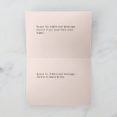 Soft Waterverf Stijlvolle Happy Birthday Custom Na Kaart (Binnen)