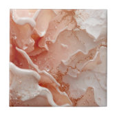 Soft Waves & Golden Lines Tegeltje (Voorkant)