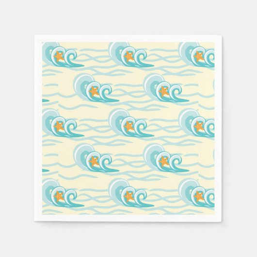 Soft Waves Pattern Servet (Voorkant)