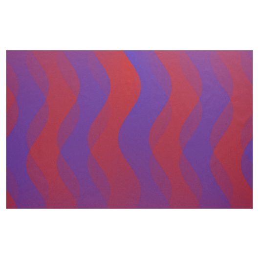 Soft Waves Red violet + uw ideeën Stof (Yard (91,4 cm))