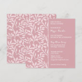 Soft White Botanical Bridal Shower Invitation Kaart (Voorkant / Achterkant)