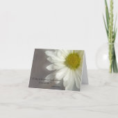 Soft White Daisy Bedankt voor je sympathie (Voorkant)