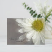 Soft White Daisy Bedankt voor je sympathie (Staand voorkant)