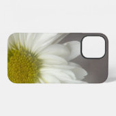 Soft White Daisy op Grey iPhone Hoesje (Achterkant horizontaal)