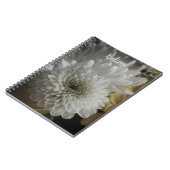 Soft White Floral Photo Spiral Notebook Notitieboek (Linkerzijde)