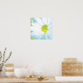 Soft White Flower Print (Keuken)