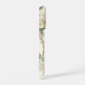 Soft White Hydrangea Floral Pattern iPhone Hoesje (Rechterkant)