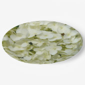 Soft White Hydrangea Papieren Bordje (Gekanteld)