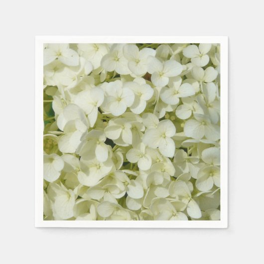 Soft White Hydrangea Servet (Voorkant)