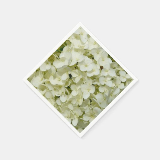 Soft White Hydrangea Servet (Hoek)