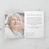 Soft White & Pastel Floral Deepest Sympathies Card Kaart (Binnen)