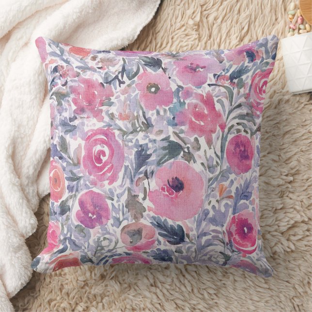 soft wildflower pastel pattern kussen (Deken)