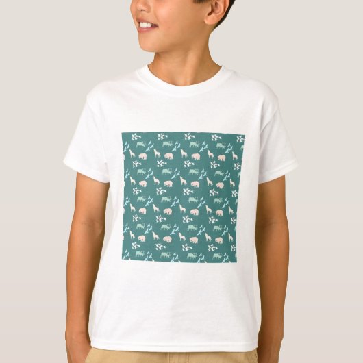 Soft wildlife woods pattern t-shirt (Voorkant)