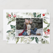 Soft Winter Berry-kerstkaart Kaart (Voorkant / Achterkant)