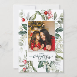 Soft Winter Berry-kerstkaart Kaart