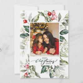 Soft Winter Berry-kerstkaart Kaart