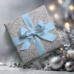 Soft Winter Blue Solid 1,5 inch Satijnen Lint