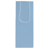 Soft Winter Blue Wijn Cadeautas (Voorkant)