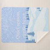 Soft Winter Collection — Calm, Cozy & Timeless Sherpa Deken (Voorkant (horizontaal))