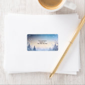 Soft Winter Daydream Address Etiket (Insitu)