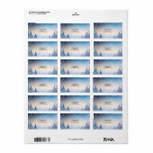 Soft Winter Daydream Address Etiket (Full Sheet)