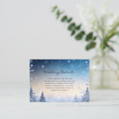 Soft Winter Daydream Enclosure Cards Informatiekaartje (Staand voorkant)