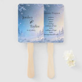 Soft Winter Daydream Program Fan Handwaaier (Voorkant en achterkant)