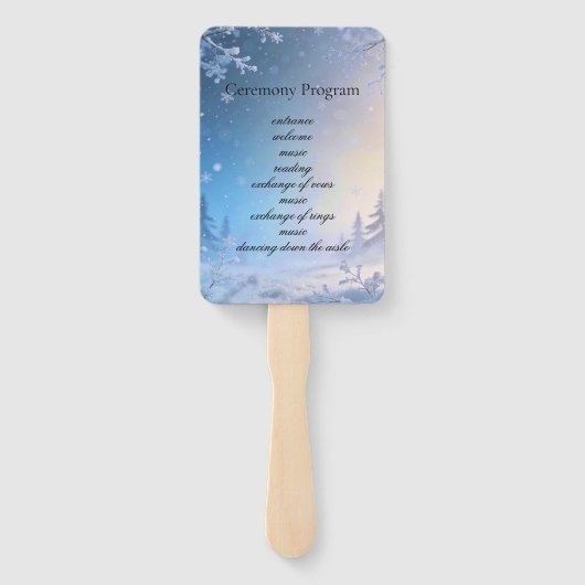 Soft Winter Daydream Programma Waaiers (Achterkant)