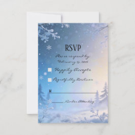Soft Winter Daydream RSVP Cards Kaartje