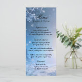 Soft Winter Daydream Trouwmenu Menu (Staand voorkant)