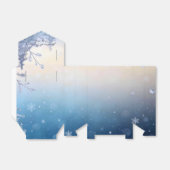 Soft Winter Daydream Wedding Favor Boxes Bedankdoosjes (Uitgevouwen)