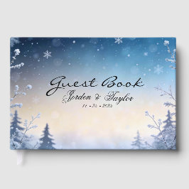 Soft WInter Daydream Wedding Gastenboek
