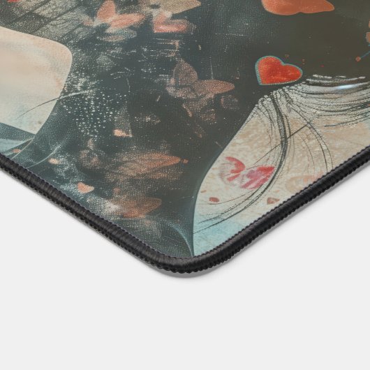 Soft Woman Silhouette with Hearts Bureaumat (Hoek)