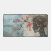 Soft Woman Silhouette with Hearts Bureaumat (Voorkant)