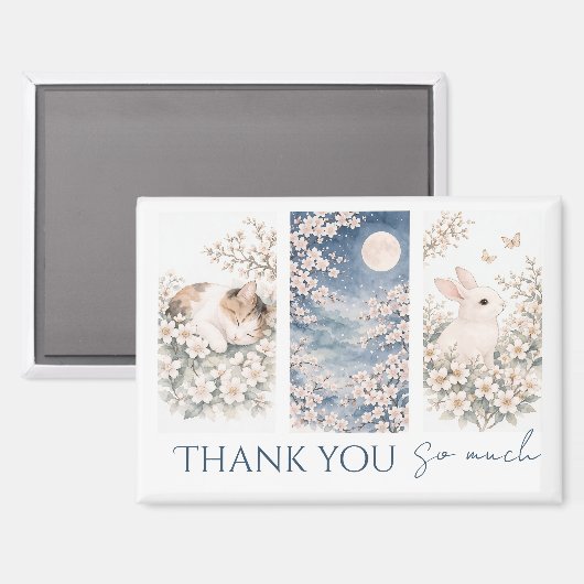 Soft Woodland Animals Magnet (Voorkant / Achterkant)