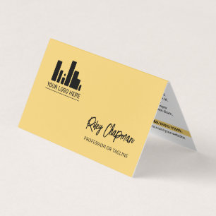 Soft Yellow QR-code foto Sociale media-pictogramme Visitekaartje