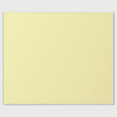 Soft Yellow Solid Wrapping Paper Roll Cadeaupapier (Vlak)