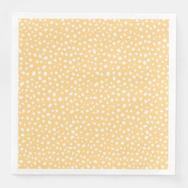 Soft Yellow Uneven Dots Graphic Design Servet