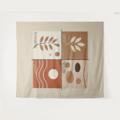 Soft Zen Retreat Tapestry Wandkleed (Voorkant (horizontaal))