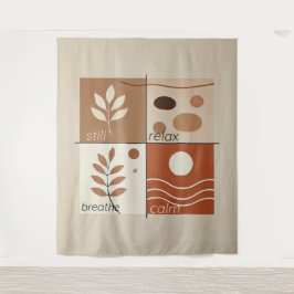 Soft Zen Retreat Tapestry Wandkleed