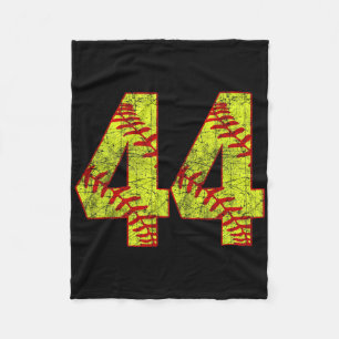 Softbal #44 Fastpitch Softbal Moeder Nummer 44 Spe Fleece Deken